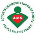 Acts in Community Through Service Logo